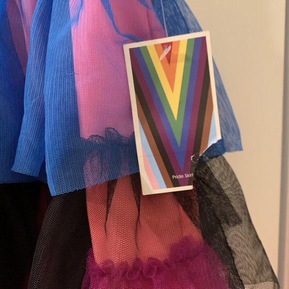 Take Pride Women's Gay Pride Tutu Skirt Multicolor Size XL - Picture 6 of 8